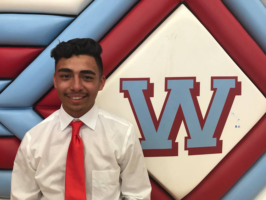 Western’s Juan Estrada is a member of the Las Vegas Review-Journal’s all-state b ...