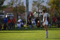 Coronado’s Kaitlyn Kowalchuk prepares for a penalty shootout kick against Bishop Gorma ...