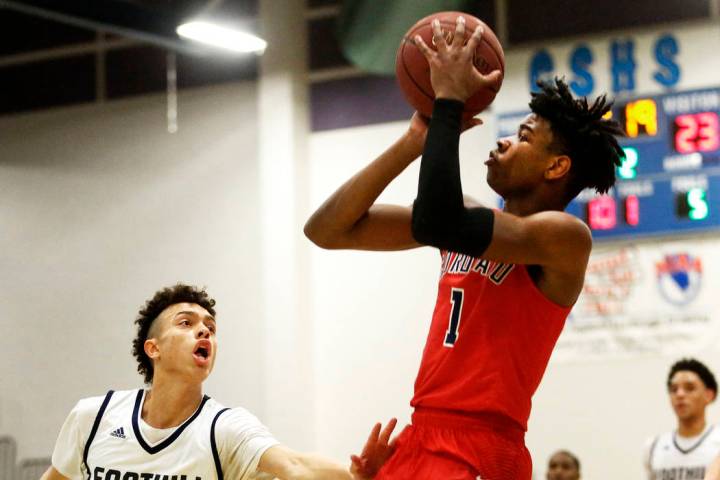 Jaden Hardy, right, is one of four returning lettermen for the Cougars. Andrea Cornejo/Las V ...