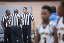 Referees discuss the circumstances that led to the Bonanza, Sierra Vista game being suspende ...