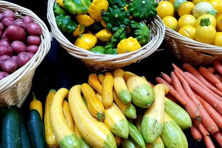 Veggies are seen at Galleria at Sunset market. (Natalie Burt)