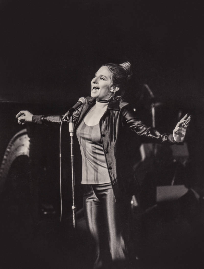 Barbra Streisand performs at the International in Las Vegas. (Westgate)