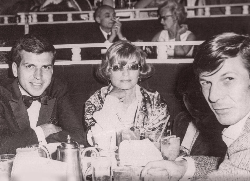 Frank Sinatra Jr., Sandra Zober and Leonard Nemoy at the Las Vegas Hilton in 1971. (Westgate)
