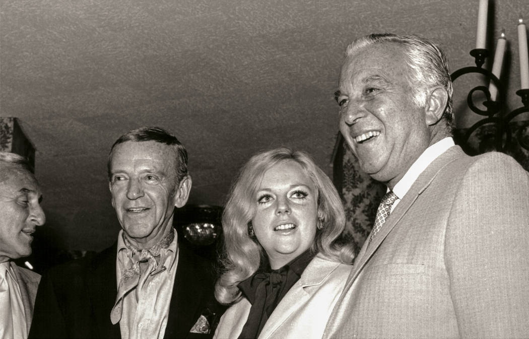 Fred Astair and Nancy Sinatra at the Las Vegas Hilton. (Westgate)