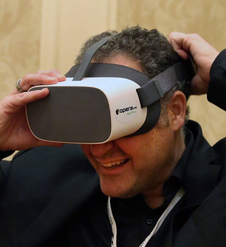 Dr. Bryan Laskin spoke in Las Vegas recently and demonstrated the virtual reality headset he de ...