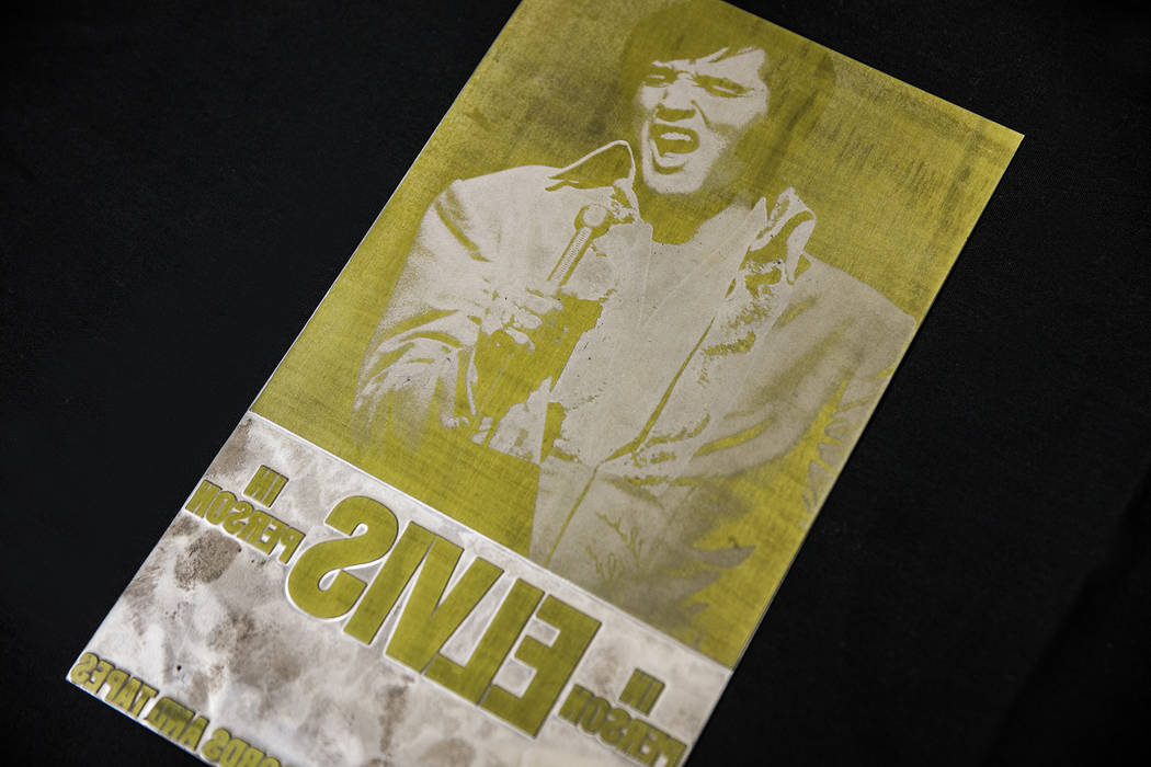 Elvis Presley memorabilia at Westgate on Thursday, July 11, 2019, in Las Vegas. (Benjamin Hager ...