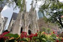 FILE - This Sept. 6, 2018 file photo shows St. Patrick's Cathedral, in New York. The Roman Cath ...