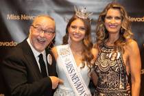 Myron Martin, Molly Martin and Dana Martin after Molly was crowned Miss Nevada Outstanding Teen ...
