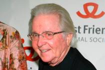 FILE - This Nov. 13, 2008 file photo shows actor Arte Johnson at the 15th Annual Lint Roller Pa ...