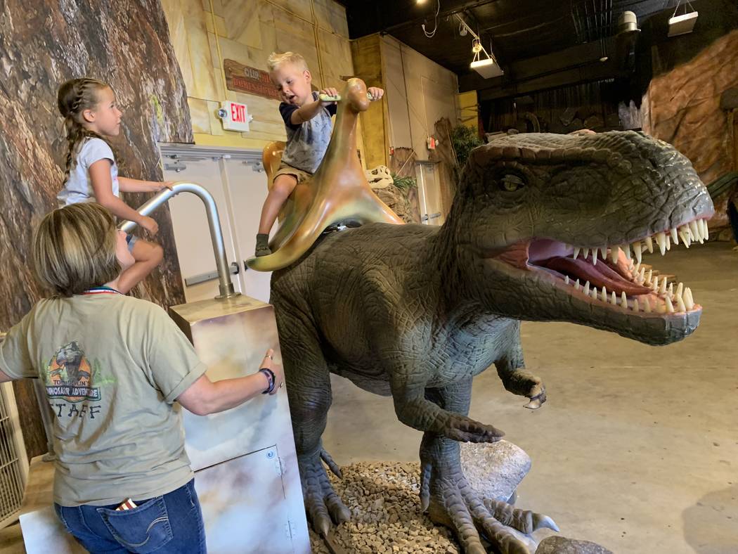 Tom Devlin’s Dinosaur Adventure opened in late January. Devlin who already owns the spooky Mo ...