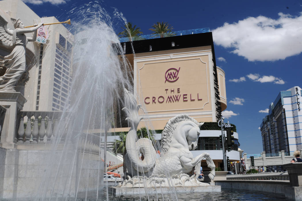 The Cromwell casino-hotel in Las Vegas is seen during the grand opening ceremony Wednesday, May ...