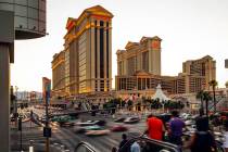 Caesars Palace on the Strip on Sunday, June 23, 2019, in Las Vegas. (L.E. Baskow/Las Vegas Rev ...