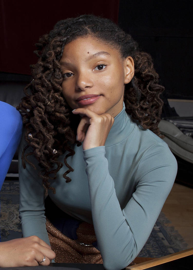 Halle Bailey poses for a portrait at RMC Studio in Los Angeles in 2017. (Photo by Rebecca Cabag ...