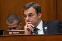 Rep. Justin Amash of Michigan, the only Republican in Congress to support the impeachment of Pr ...