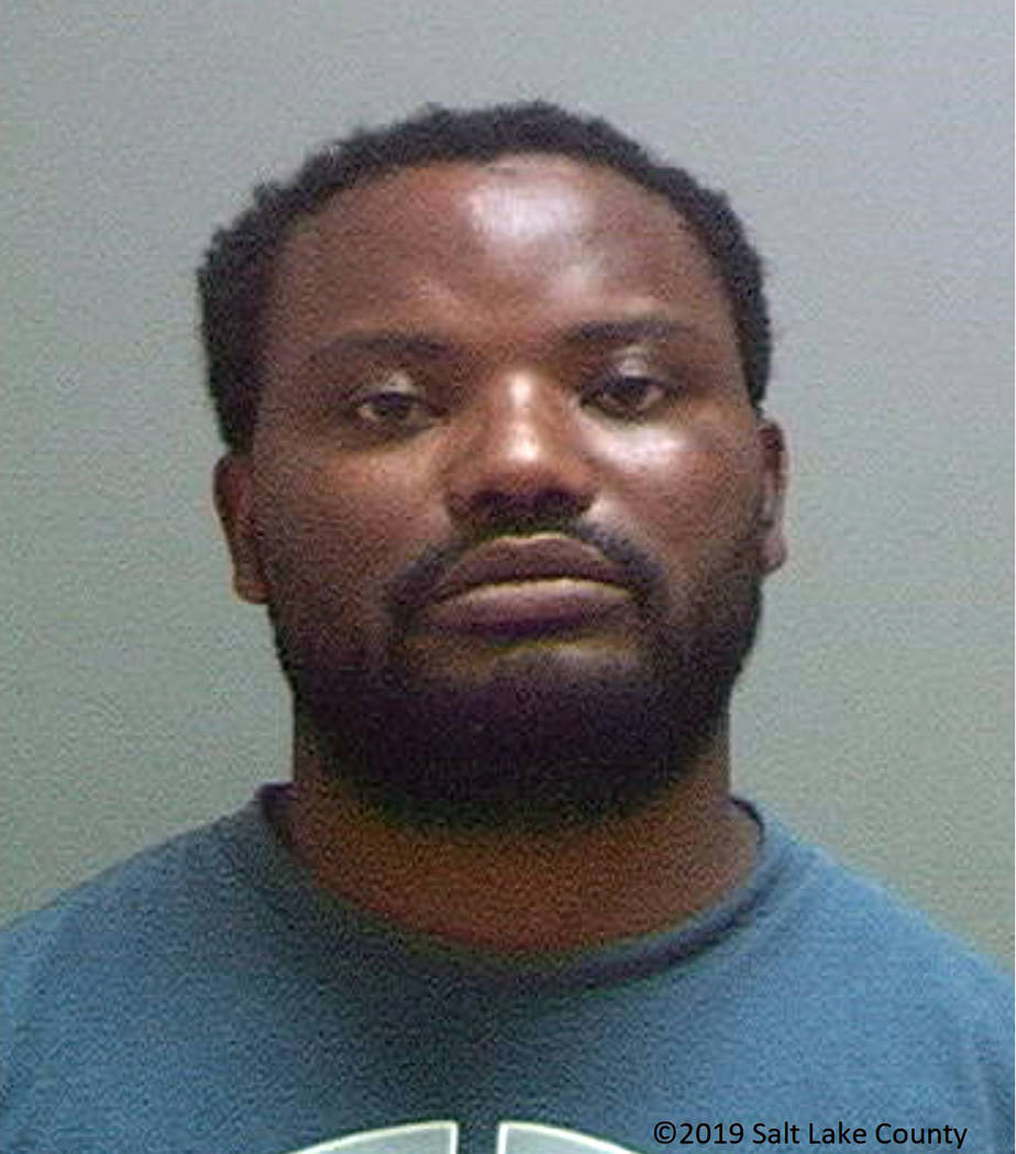 This booking photo provided by the Salt Lake County Sheriff's Office shows Ayoola A. Ajayi. Sal ...