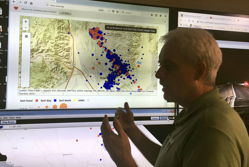 More Aftershocks Possible But Chances Of Earthquake In Las Vegas Low Las Vegas Review Journal More Aftershocks Possible But Chances Of Earthquake In Las Vegas Low Las Vegas Review Journal