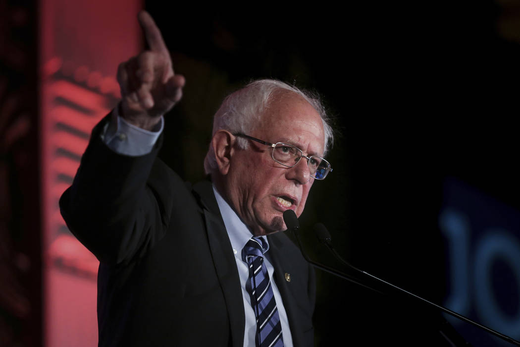 Sen. Bernie Sanders, I-Vt. (Kareem Elgazzar/The Cincinnati Enquirer via AP)