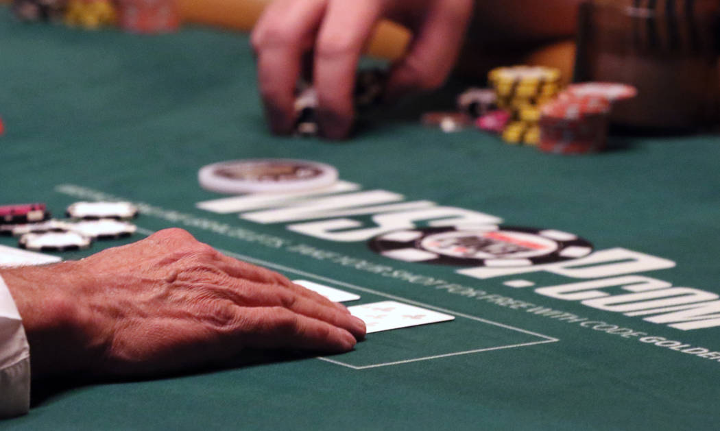 Joe Esposito, 72, who has been dealing at the World Series of Poker Tournament (WSOP) for the l ...