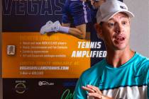 Vegas Rollers coach Tim Blenkiron talks tennis and the upcoming season at The Orleans on Wednes ...