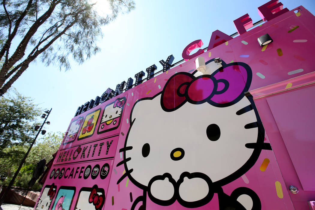 Hello Kitty Cafe Las Vegas - This Hello Kitty cupcake is almost