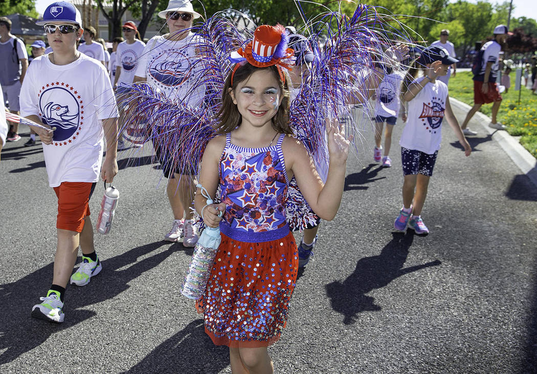 The event featured various groups that walked in the parade. (Summerlin)