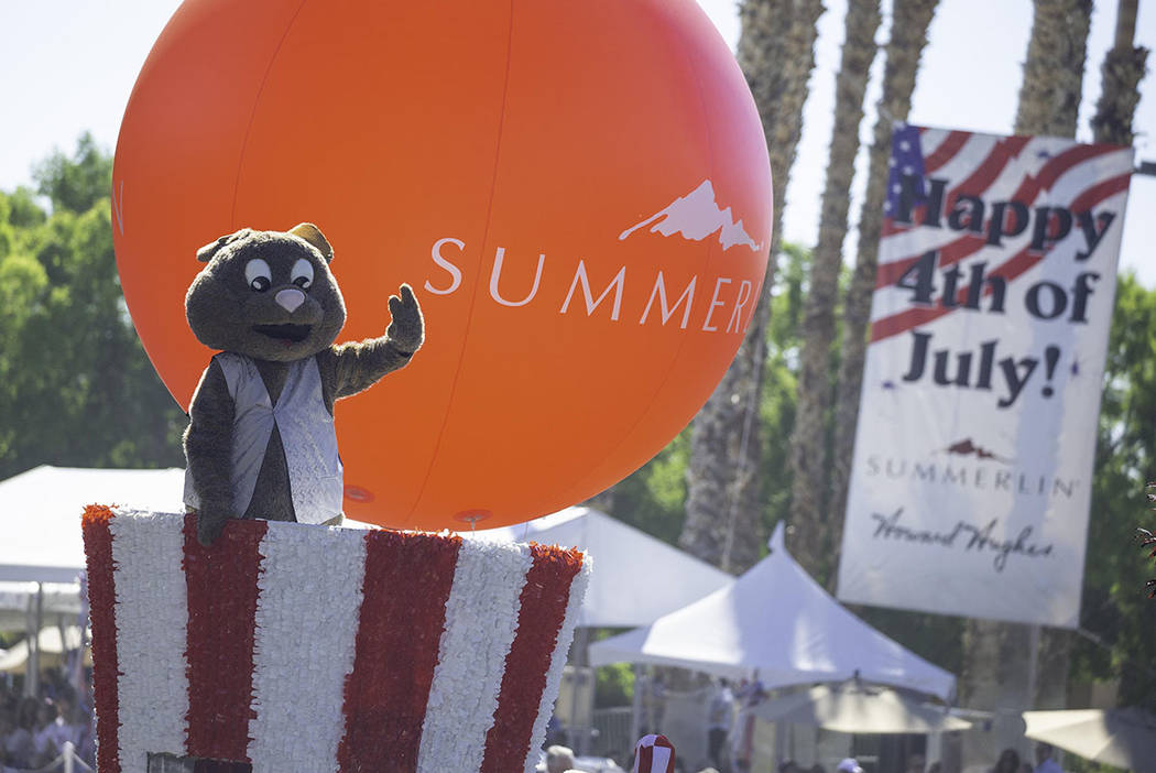 The Summerlin parade marked 25 years July 4. (Summerlin)