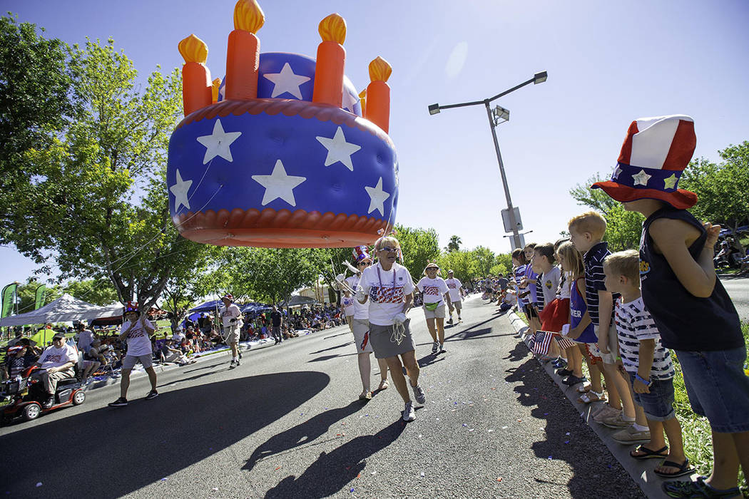 More than 2,500 people participated in the parade. (Summerlin)