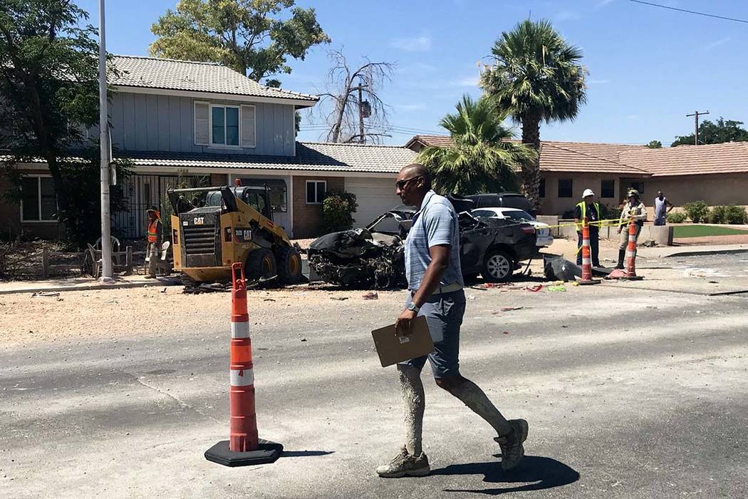 David Carnell, who witnessed the crash, stopped to help pull children out of the car, stepping ...