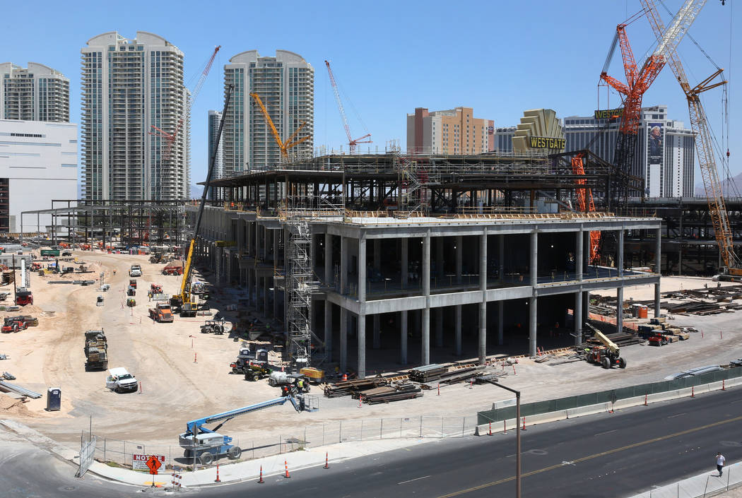 The Las Vegas Convention Center expansion photographed on Tuesday, July 9, 2019, in Las Vegas. ...