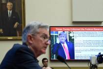 Federal Reserve Chairman Jerome Powell testifies before the House Financial Services Committee ...