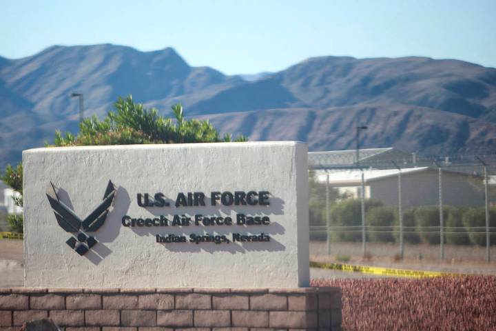 Creech Air Force Base in Indian Springs, Nev. (Las Vegas Review-Journal/File)