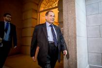 Judiciary Committee Chairman Jerrold Nadler, D-N.Y., arrives for a House Democratic caucus meet ...