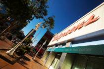 People walk by the Walgreens on the Las Vegas Strip on July 11, 2019 in Las Vegas. (Michael Bla ...