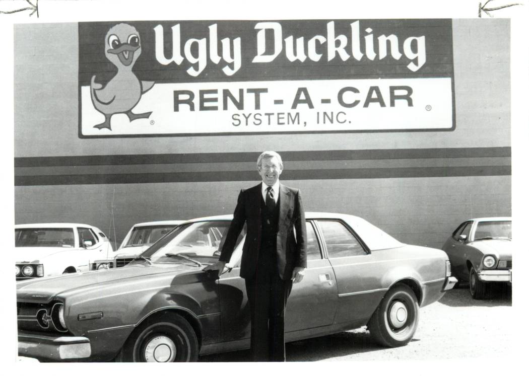 Tom Duck, founder and president of Ugly Duckling RentACar started the