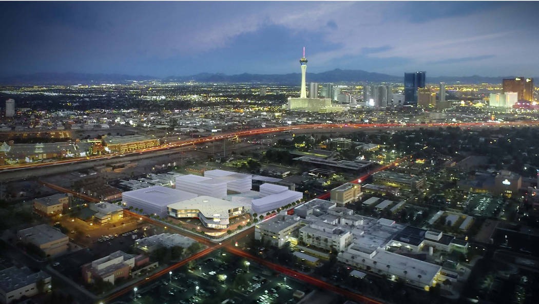 Rendering of the proposed new UNLV Medical School building. (UNLV)