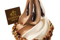 Godiva soft-serve ice cream