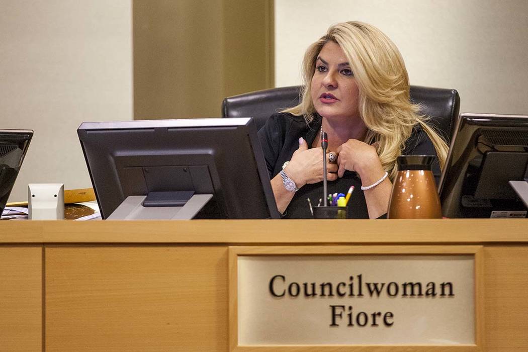 Councilwoman Michelle Fiore. (Patrick Connolly/Las Vegas Review-Journal) @PConnPie