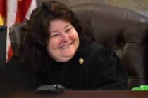 District Court Judge Elizabeth Gonzalez (David Becker/Las Vegas Review-Journal)