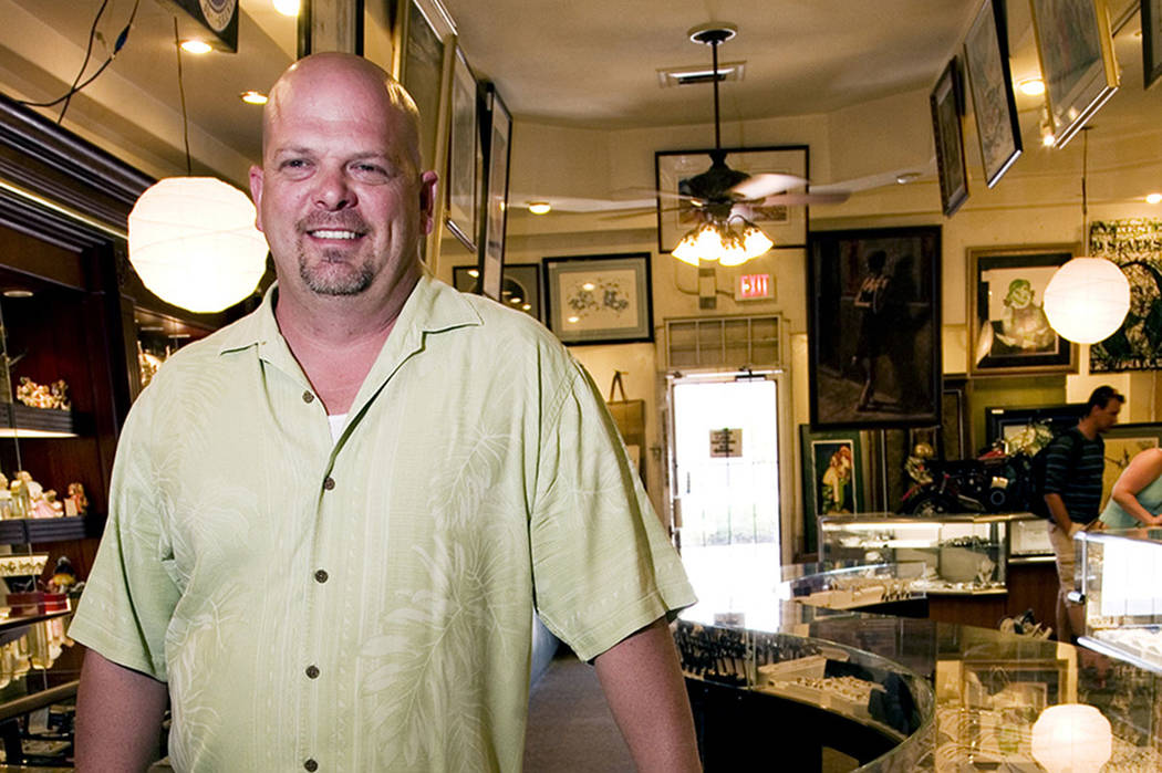 Rick Harrison stands inside the Gold & Silver Pawn Shop in downtown Las Vegas. (Las Vegas Revie ...
