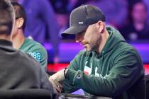 Garry Gates at the main event final table during the World Series of Poker at the Rio hotel-ca ...