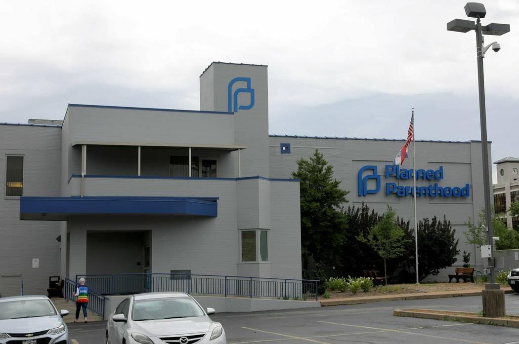 This Friday, June 21, 2019 photo, shows the exterior of the Planned Parenthood of the St. Louis ...