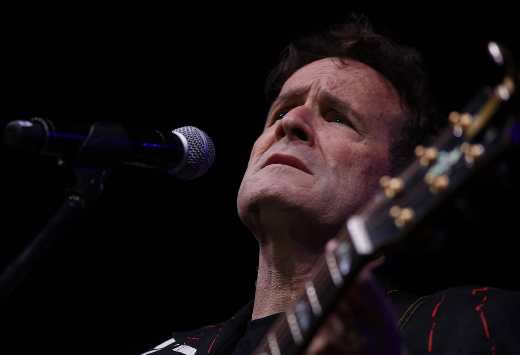 FILE - In this Saturday, Nov. 11, 2017 file photo, musician Johnny Clegg performs on stage duri ...