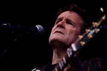 FILE - In this Saturday, Nov. 11, 2017 file photo, musician Johnny Clegg performs on stage duri ...