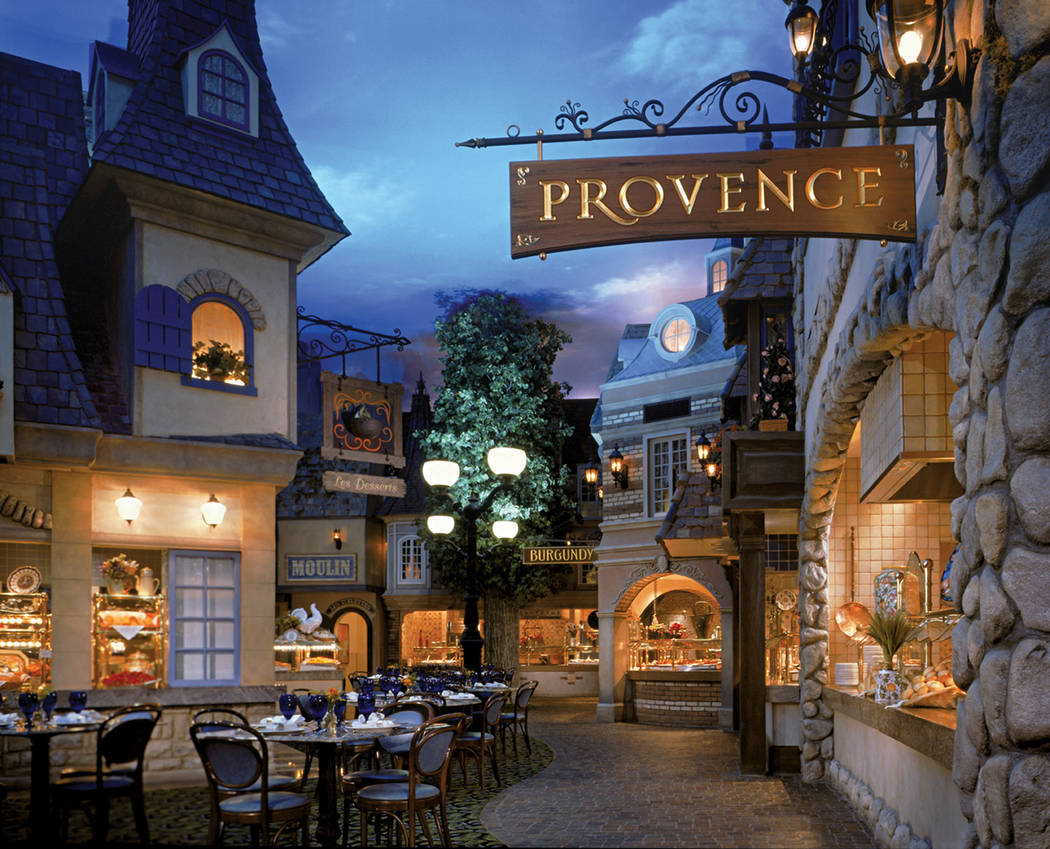 Le Village Buffet at Paris Las Vegas focuses on regional French favorites in both food and atmo ...