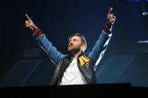 David Guetta performs onstage during the 2017 iHeartRadio Music Festival at T-Mobile Arena on S ...