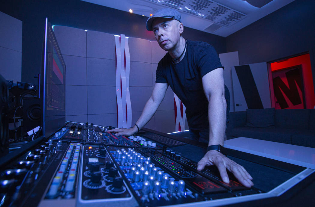 Mixing and Mastering Engineer Luca Pretolesi takes a portrait in his studio on July 17, 2019 in ...