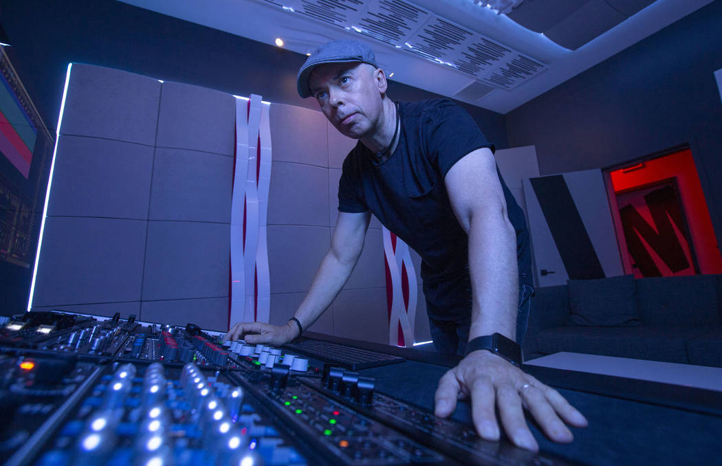 Mixing and Mastering Engineer Luca Pretolesi takes a portrait in his studio on July 17, 2019 in ...