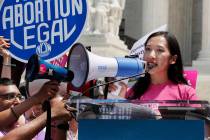 FILE - In this Tuesday, May 21, 2019 file photo, Planned Parenthood President Leana Wen speaks ...