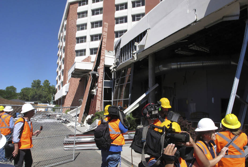 Members of the media got their first up-close look on Thursday, July 11, 2019, in Reno at the e ...