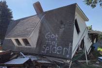 On Monday, July 15, 2019, a Renner, South Dakota couple spray painted the side of their second ...